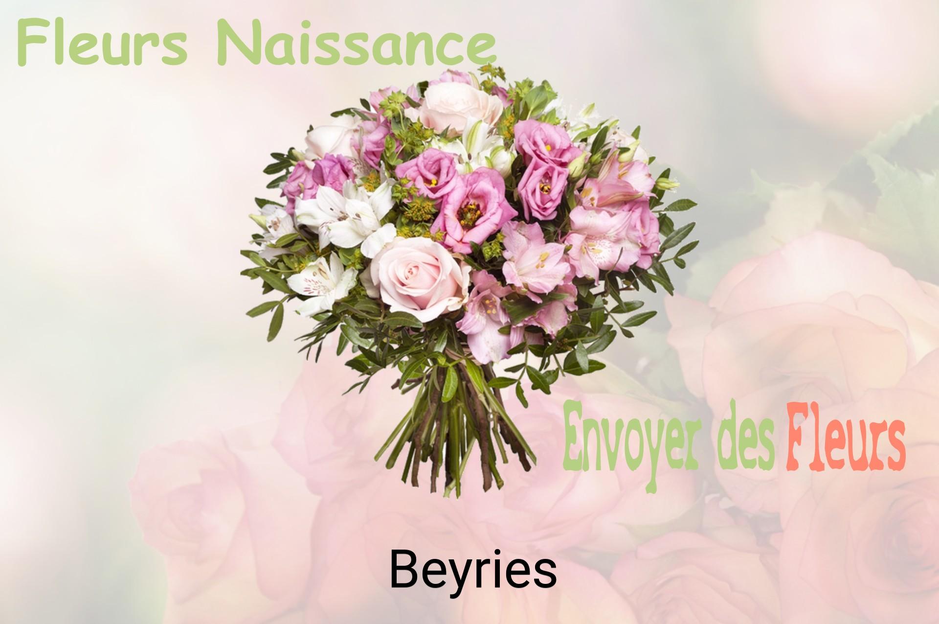 Bouquet de fleurs de naissance livré à Beyries